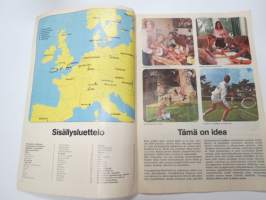 EK - Eurooppalainen kielikoulu - kielikurssit kesällä 1976 -esite / brochure of language courses