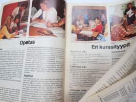 EK - Eurooppalainen kielikoulu - kielikurssit kesällä 1976 -esite / brochure of language courses