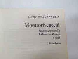 Moottoriveneeni suunnitteluasteella, rakennusvaiheessa, vesillä