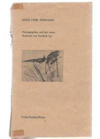 Ege, Friedrich.Junge Lyrik Finnlands. Hrsg. und Nachwort von Friedrich Ege. ( 20 Autoren, darunter Christer Kihlman, Bo Carpelan, Aila Meriluoto, Lasse Heikkilä,