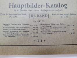 Farbige Wandtafeln - - Hauptbilder-Katalog III. Band - kuvitetty opetustaulujen luettelo, saksalainen -illustrated wall pictures catalog for schools