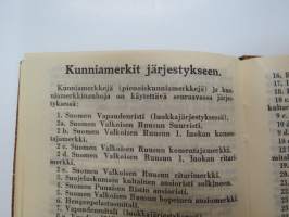 Kotka Kalenteri 1944 -almanakka, yleiskalenteri, jossa runsaasti artikkelita ja eri alojen toitoja, mm. kuvasivut &quot;Neuvostoliiton tavallisimpia lentokonetyyppejä&quot;