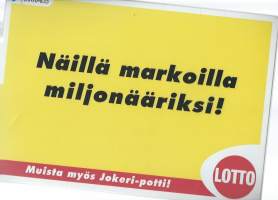 Veikkaus / Näillä markoilla niljönääriksi  / Lotto  - hiirimatto, mainosalusta