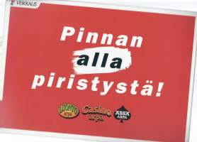 Veikkaus / Pinnan alla piristystä / Ässä, Casino,  Luonto-arpa   - hiirimatto, mainosalusta