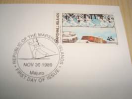 Talvisota alkaa 30.11.1939, Invasion of Finland, Marshall Islands, 1989, ensipäiväkuori, FDC, harvinainen. Katso myös muut kohteeni mm. noin 1200 erilaista