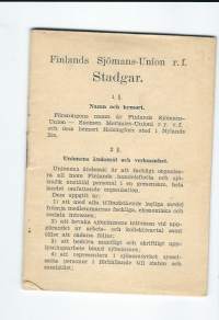 Finlands Sjöman-Union rf Stadgar 1936