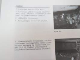 Mercedes-Benz - Moottorilla 102 varustetut henkilöautotyypit - ohjevihkonen huoltoa varten / service manual in finnish