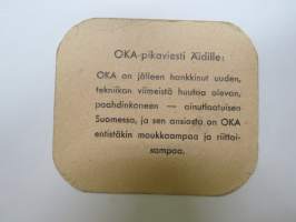 Swesda (Svesda, &quot;звезда&quot;) - Neuvostoliitto (Soviet Union) OKA kahvin kilpavaunusarja -keräilykortti, kahvipaketissa ollut, kahvipakettikortti -coffee package