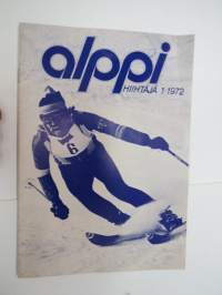 Alppihiihtäjä 1972 nr 1 -magazine