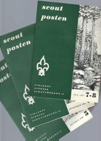 Scout Posten 1961 nrot 5,6 ja 7-8  yht 3 lehteä