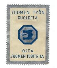 Suomen työn puolesta / Osta Suomen tuotteita  - kirjeensulkija