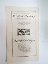 Katalog över Nylands och Tavastehus läns Lantbrukssällskaps Utställning av potatis i Helsingfors den 11 dec. 1926 -perunanäyttelyn luettelo, mainitaan