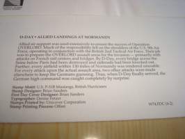 Normandian maihinnousu, D-Day, WWII, 2. maailmansota, Marshall Islands, 2004, ensipäiväkuori, FDC. Katso myös muut kohteeni mm. noin 1200 erilaista