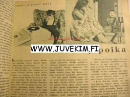 Apu 1957 nr 34 ilm. 24.8.1957  . Tullimiehet ja Avun reportterit pirtun salakuljetusta paljastamassa. Audrey Hepburn. Kauko K. Mustonen: vakoojaksi vasten tahtoaan.