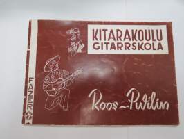 Kitarakoulu itseopiskelua varten - Gitarrskola för självundervisning -guitarr playing guide