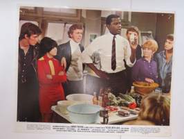 To sir, with love - Columbia Pictures - Sidney Poitier, Judy Geeson, Christian Roberts, Suzy Kendall -elokuvan mainoskuva / kaappikuva / painokuva -movie