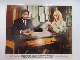 To sir, with love - Columbia Pictures - Sidney Poitier, Judy Geeson, Christian Roberts, Suzy Kendall -elokuvan mainoskuva / kaappikuva / painokuva -movie