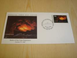 2. maailmansota, WWII, Battle of Cape Esperance, 1992, Marshall Islands, ensipäiväkuori, FDC. Katso myös muut kohteeni mm. noin 1200 erilaista amerikkalaista