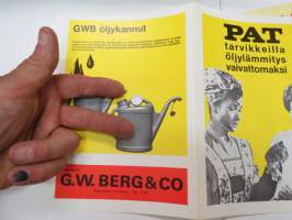 PAT tarvikkeilla öljylämmitys vaivattomaksi -myyntiesite / brochure