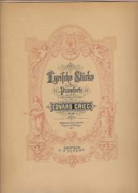 Edvard Grieg, Lyrische Stücke   Opus 65   Heft IX , Edition Peters Nr. 2924 /  F.Baumgarten, del Lith Anst v C.G.Röder Leipzig