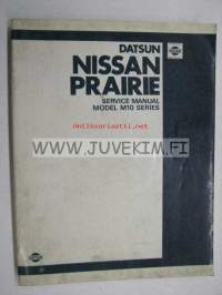 Datsun Nissan Prairie model M10 series Service Manual