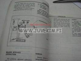 Datsun Nissan Prairie model M10 series Service Manual