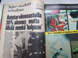 Tuulilasi 1973 nr 6, Kansikuva Jukka Kuoppamäki - Jukan mukana lavakeikalla, Austin Allegro, (Sammy) Babitzinin ja kahden muun kuolema