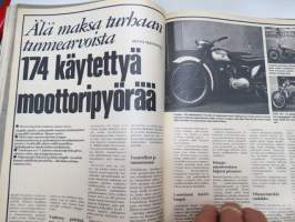 Tuulilasi 1973 nr 6, Kansikuva Jukka Kuoppamäki - Jukan mukana lavakeikalla, Austin Allegro, (Sammy) Babitzinin ja kahden muun kuolema