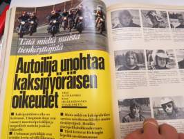 Tuulilasi 1973 nr 6, Kansikuva Jukka Kuoppamäki - Jukan mukana lavakeikalla, Austin Allegro, (Sammy) Babitzinin ja kahden muun kuolema