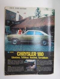 Tuulilasi 1973 nr 6, Kansikuva Jukka Kuoppamäki - Jukan mukana lavakeikalla, Austin Allegro, (Sammy) Babitzinin ja kahden muun kuolema