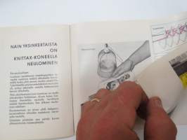 Knittax käsinneulekone -myyntiesite / brochure of knitting machine