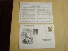 2. maailmansota, WWII, Mussolini´s Death, 50th Anniversary World War Commemorative Cover, 1945-1995, kuori + kortti, harvinaisempi versio, hieno. Katso myös muut