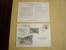 2. maailmansota, WWII, U.S. Forces Land on Corregidor, 50th Anniversary World War Commemorative Cover, 1945-1995, kuori + kortti, harvinaisempi versio, hieno. Katso