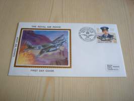 The Royal Air Force, R.A.F., Mosquito, Iso-Britannia, 1986, ensipäiväkuori, FDC, hieno. Katso myös muut kohteeni mm. noin 1200 erilaista amerikkalaista