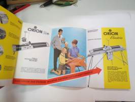 Orion Electric neulekone -myyntiesite / brochure, knitting machine