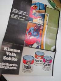 Winter Valk, Kimmo, Sokke -maaliesite ja värikartta / paint brochure &amp; colour chart