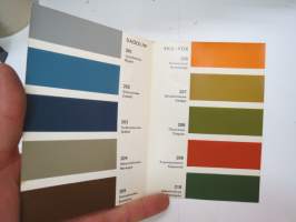 Sadolin yks-pox lattiamaali - golvfärg -maaliesite ja värikartta / paint brochure &amp; colour chart