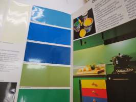Ready - Onsa-Nordsjö Oy (Kauklahti - Köklax) -maaliesite ja värikartta / paint brochure &amp; colour chart
