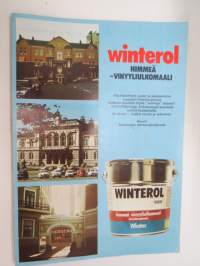 Winter Winterol himmeä vinyyli ulkomaali -maaliesite ja värikartta / paint brochure &amp; colour chart