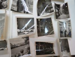 Nahkatehdas, Rauma? -valokuvasarja noin 20 kpl - set of photographs 20 pcs, leather factory of Rauma?