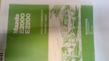 Mazda E2000/2200 - Koulutusmoniste- Tekniset tiedot