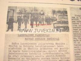 Länsi-suomi 7.3.1956 -suurlakon aikainen numero