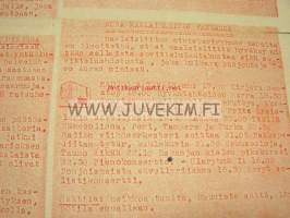 Länsi-Suomi 14.3.1956 -suurlakon aikainen numero