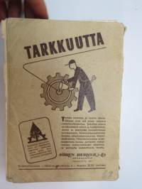 Uusi Autokirja 1945 - 10. painos (sisältää 36 sivua puu- ja hiilikaasuttimista) -automobile book, this print includes 36 pages of woodgas technical features and
