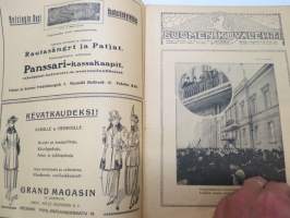 Suomen Kuvalehti 1919 nr 16, kansikuva Vapaudenpatsas -Alpo Sailo, Vapaussodassamme haavoittuneiden hoito -kuvia Tilkan sotilassairaalasta, ym.