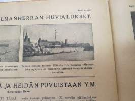 Suomen Kuvalehti 1919 nr 17, kansikuva Helsingin Suojeluskunnan lippu, Inon linnoitusvyöhykkeen valtaus, ym.