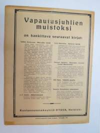 Suomen Kuvalehti 1919 nr 17, kansikuva Helsingin Suojeluskunnan lippu, Inon linnoitusvyöhykkeen valtaus, ym.