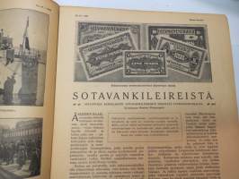 Suomen Kuvalehti 1919 nr 19, kansikuva laulajatar Dagmar Parmas, Simon taistelu, Suomen suvun yhtyminen, Inkerinmaan vaiheta, Havaintoja sotavankileireistä, ym.