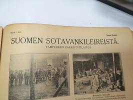 Suomen Kuvalehti 1919 nr 19, kansikuva laulajatar Dagmar Parmas, Simon taistelu, Suomen suvun yhtyminen, Inkerinmaan vaiheta, Havaintoja sotavankileireistä, ym.