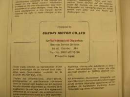 Suzuki GS125ES owner´s manual käyttöohjekirja